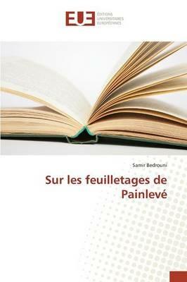 Sur Les Feuilletages de Painleve - Bedrouni-S - cover