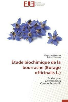 tude Biochimique de la Bourrache (Borago Officinalis L.) - Collectif - cover