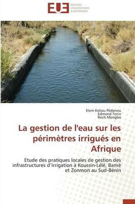 La Gestion de l'Eau Sur Les P rim tres Irrigu s En Afrique - Collectif - cover
