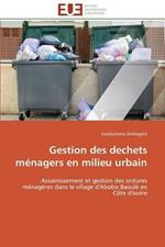 Gestion Des Dechets M nagers En Milieu Urbain