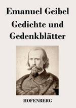 Gedichte und Gedenkblätter