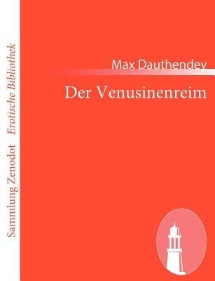 Der Venusinenreim - Max Dauthendey - cover