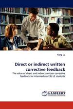 Direct or Indirect Written Corrective Feedback