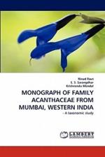 Monograph of Family Acanthaceae from Mumbai, Western India