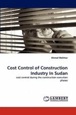 Cost Control of Construction Industry in Sudan