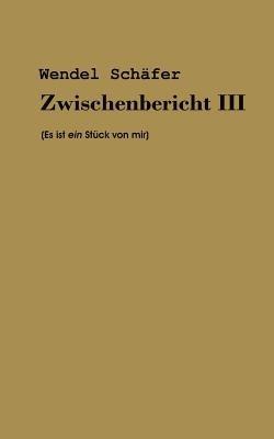 Zwischenbericht III - Wendel Schäfer - cover