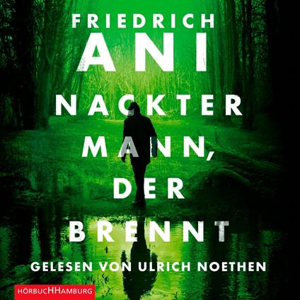 Nackter Mann, der brennt