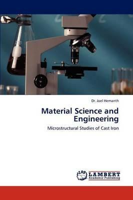 Material Science and Engineering - Joel Hemanth - cover