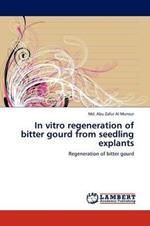In vitro regeneration of bitter gourd from seedling explants