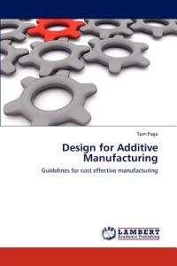 Design for Additive Manufacturing - Tom Page - cover