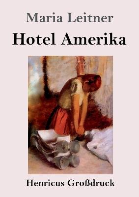 Hotel Amerika (Großdruck) - Maria Leitner - cover
