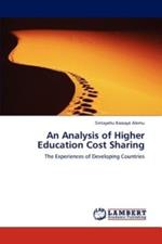 An Analysis of Higher Education Cost Sharing