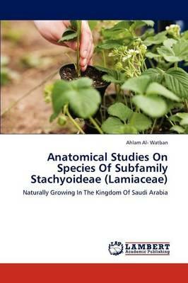 Anatomical Studies On Species Of Subfamily Stachyoideae (Lamiaceae) - Ahlam Al- Watban - cover