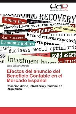 Efectos del Anuncio del Beneficio Contable En El Mercado Espanol - Sonia Sanabria Garc a - cover