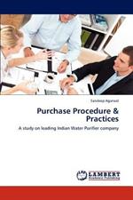 Purchase Procedure & Practices