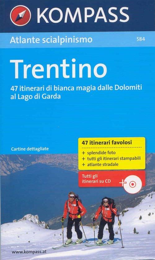 Atlante scialpinismo n. 584. Trentino - copertina