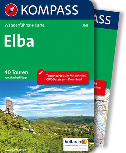 Guida escursionistica n. 5765. Elba. Con carta - Manfred Föger - copertina