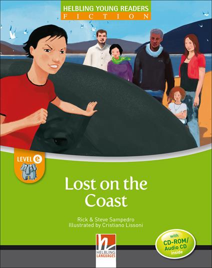  Lost on the coast. Helbling young readers. Level E. Con CD Audio -  Rick Sampedro, Steve Sampedro - copertina