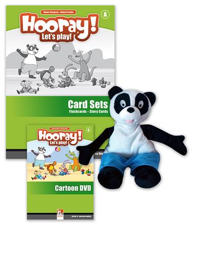  Hooray! Let's play! Level A. Visual pack (story cards, flashcards, hand puppet) -  Herbert Puchta, Günter Gerngross - copertina