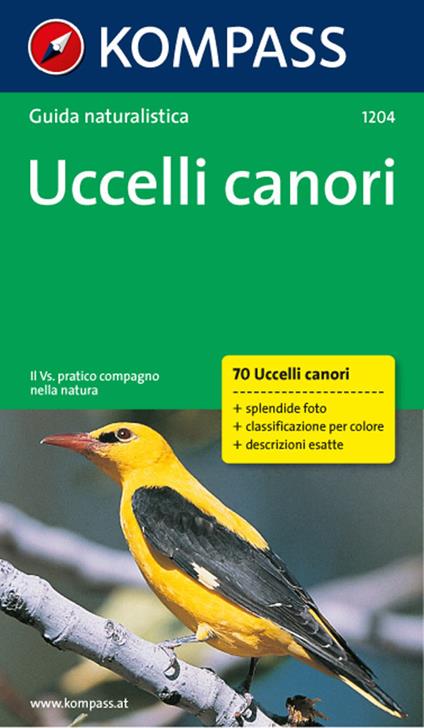 Guida naturalistica n. 1204. Uccelli canori - copertina