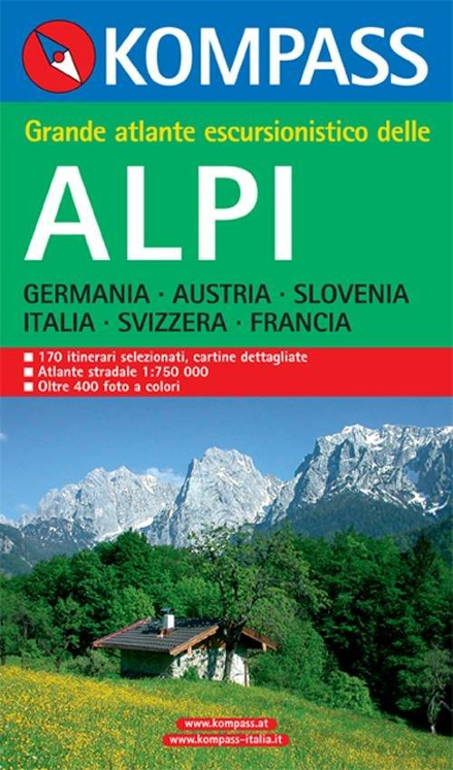 Atlante escursionistico n. 603. Grande atlante escursionistico delle Alpi - copertina