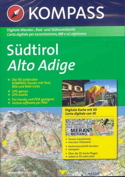 Carta digitale Italia n. 4331. Alto Adige-Dolomiti digital map. Con 3 DVD-ROM - copertina