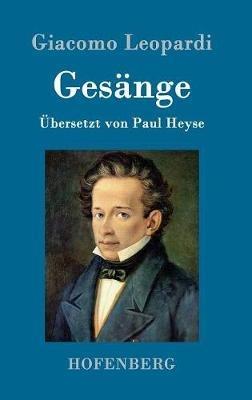 Gesänge - Giacomo Leopardi - cover