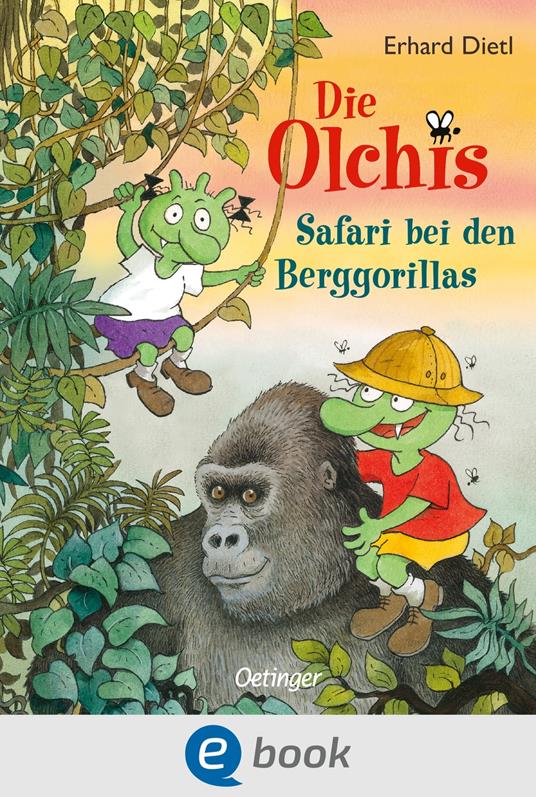 Die Olchis. Safari bei den Berggorillas - Erhard Dietl - ebook