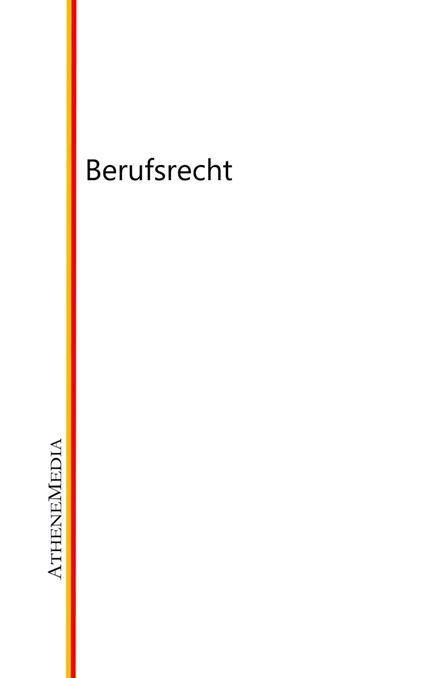 Berufsrecht