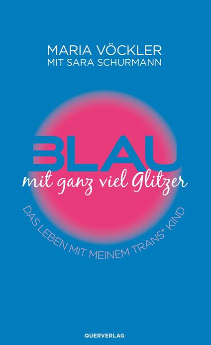 Blau mit ganz viel Glitzer