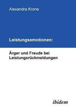 Leistungsemotionen:  rger und Freude bei Leistungsr ckmeldungen.