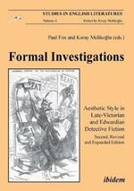 Formal Investigations: Aesthetic Style in Late-Victorian & Edwardian Detective Fiction