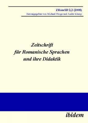 Zeitschrift f r Romanische Sprachen und ihre Didaktik. Heft 2.2 - cover