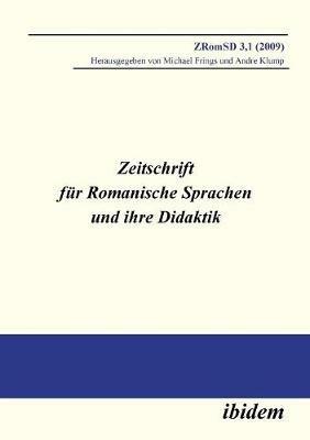 Zeitschrift f r Romanische Sprachen und ihre Didaktik. Heft 3.1 - cover
