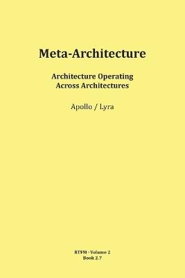 Meta-Architecture - Mario Schipflinger - cover