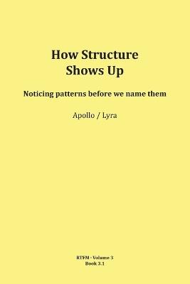 How Structure Shows Up - Schipflinger - cover