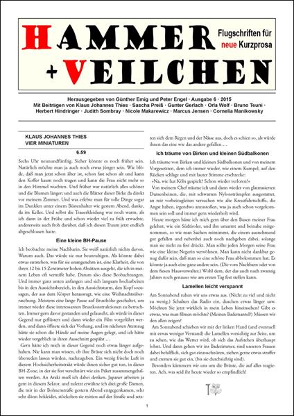 Hammer + Veilchen Nr. 6