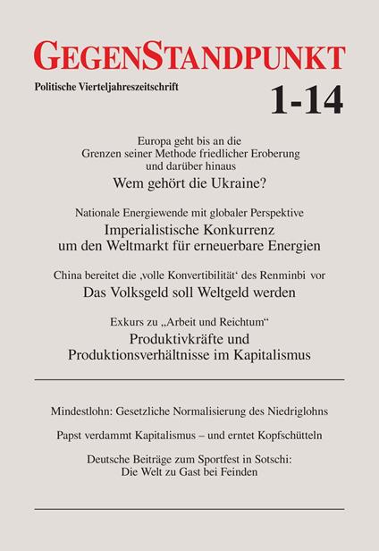 GegenStandpunkt 1-14