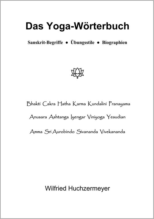 Das Yoga-Wörterbuch