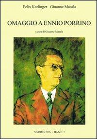 Omaggio a Ennio Porrino - Felix Karlinger,Giuanne Masala - copertina