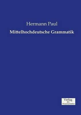 Mittelhochdeutsche Grammatik - Hermann Paul - cover