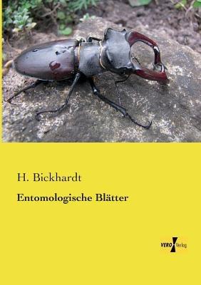 Entomologische Blätter - H Bickhardt - cover