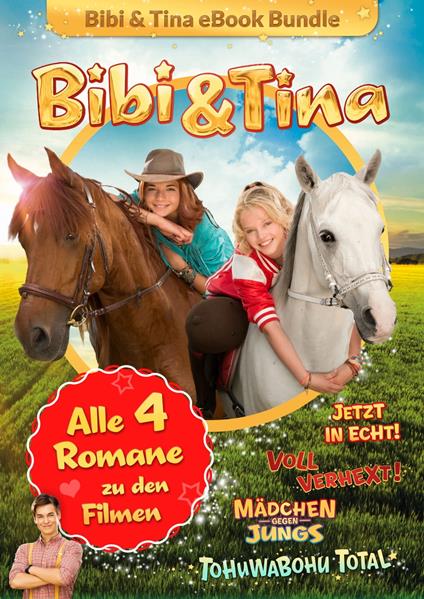 Bibi & Tina - Alle 4 Bücher zu den Kinofilmen - Bettina Börgerding,Wenka von Mikulicz - ebook