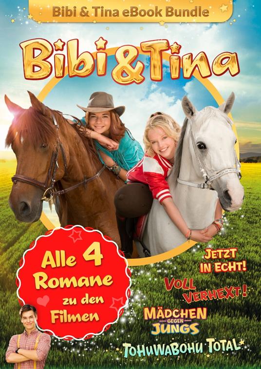 Bibi & Tina - Alle 4 Bücher zu den Kinofilmen - Bettina Börgerding,Wenka von Mikulicz - ebook