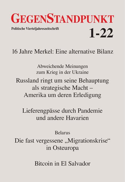 GegenStandpunkt 1-22