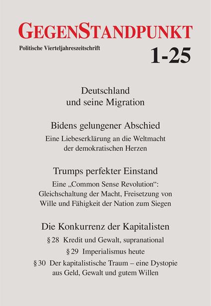 GegenStandpunkt 1-25