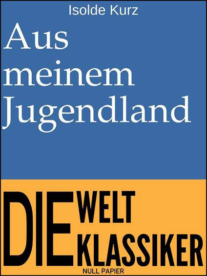 Aus meinem Jugendland