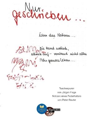 Nur geschrieben ... - Peter Reuter - cover