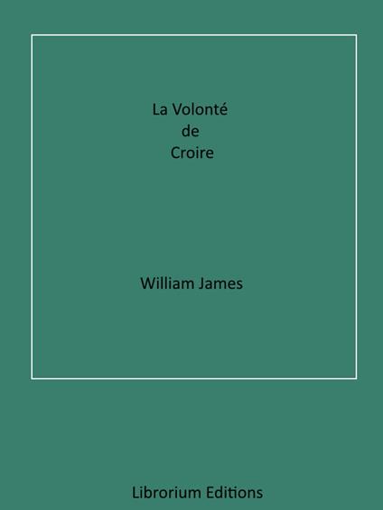 La Volonté de Croire
