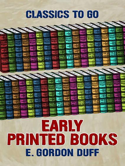 Early Printed Books